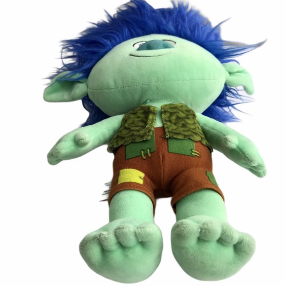 DreamWorks Blue Hair Trolls Doll Plush Soft Toy 16 - Picture 3 of 8